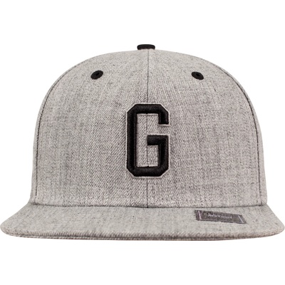 Urban Classics Шапка с козирка в сиво Letter Snapback G UB-10532-00325 - Сив, размер blk/Y