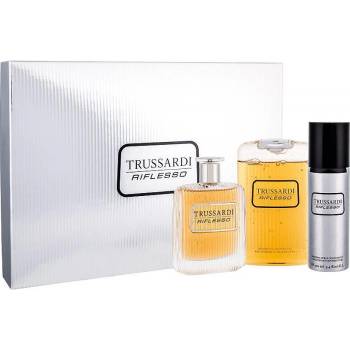 Trussardi Riflesso за мъже комплект EDT 100 ml + SG 200 ml + deodorant 100 ml