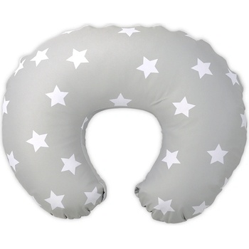 Lorelli ВЪЗГЛАВНИЦА ЗА КЪРМЕНЕ happy ЗВЕЗДИ СИВО (20040243501)