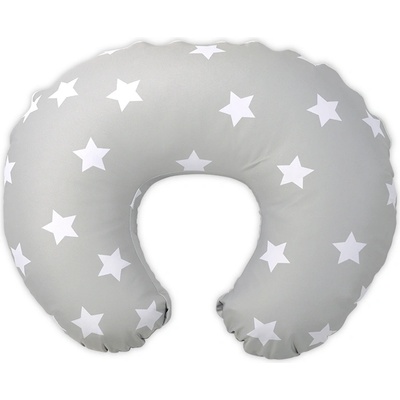 Lorelli ВЪЗГЛАВНИЦА ЗА КЪРМЕНЕ happy ЗВЕЗДИ СИВО (20040243501)