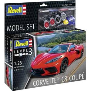 Revell ModelSet auto 67714 - Corvette C8 Coupé (1: 24)