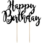 PartyDeco Украса за торта "Happy Birthday