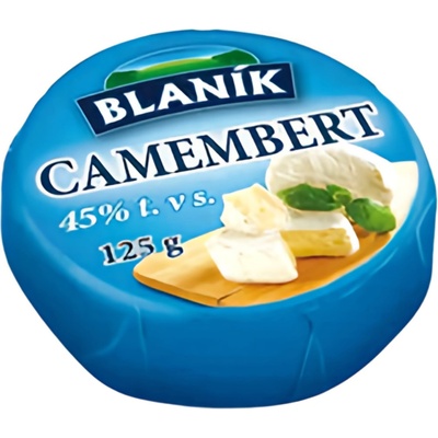 Blaník Camembert měkký zrající plnotučný sýr 45% 125g