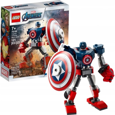 LEGO® Super Heroes 76168 Captain America v obrnenom robotovi