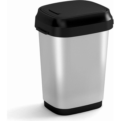 KIS Koš na odpad Dual Swing Bin Style S Steel, 10 l 80751002203