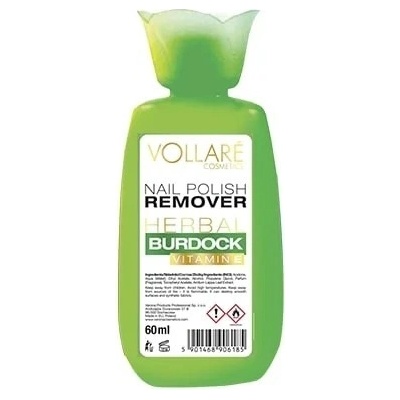 Vollaré Herbal odlakovač na nechty s vitamínom E lopúch 60 ml