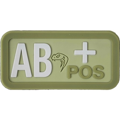 Viper Nášivka KRV plast velcro AB+ VCAM