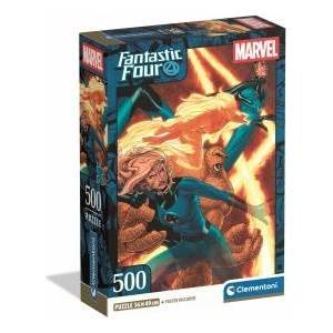 Clementoni Puzzle 500 Compact Fantastic Four