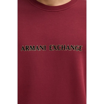 Giorgio Armani Суичър Armani Exchange в бордо с принт XM000082 AF10818 (XM000082.AF10818)