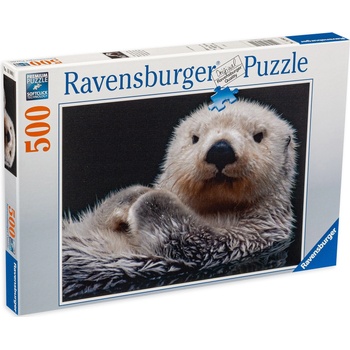 Ravensburger Пъзел Ravensburger от 500 части - Сладка видра (16980)