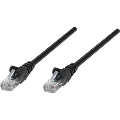 Manhattan Кабел „Манхатън - U/UTP пач (RJ45 към RJ45, Cat6, 2 м, черен, меден) 738354 (738354)