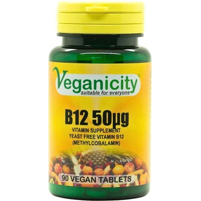 Veganicity Vitamín B12 50 µg metylkobalamin 90 tablet