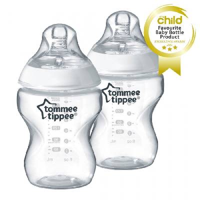 Комплект 2 броя Шише за хранене Easi-Vent 0м+ 260 мл - Tommee Tippee