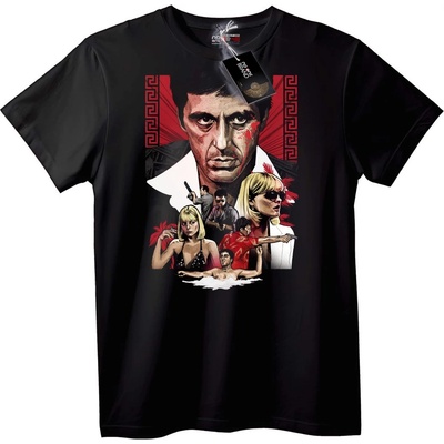 NOONEBRAND Тениска Белбелезите на Белега - M, Black