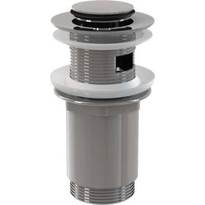 Alca - Изход за мивка 5/4" с преливник, ClickClack, метал A391 (A391)