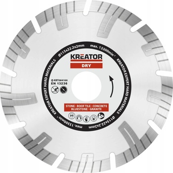 Kreator KRT084100 - Diamantový kotúč segmentový 115mm EXPERT