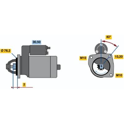 BOSCH STARTER 0 986 016 840