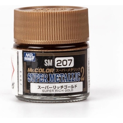GSI/Gunze Barva Mr. Color Super Metallic Colors II č. 207 Super Rich Gold II 10 ml