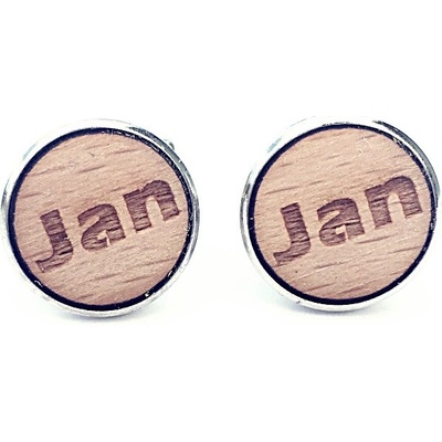 LMK dřevěné manžetové knoflíčky Jan
