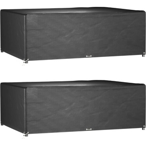 vidaXL Калъф за градинска мебел 2 бр 12 капси 230x165x80см правоъгълни (3155354)