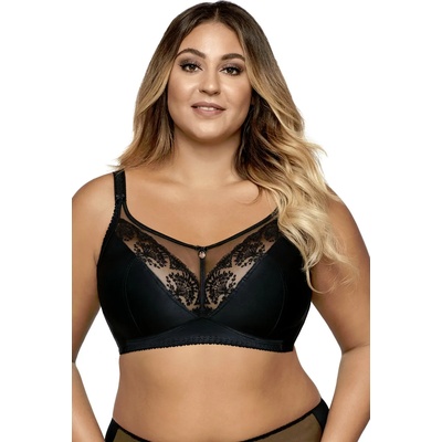 Ava Сутиен с меки чашки в черен цвят av 1691/1eh-67052-black - Черен, размер 75d