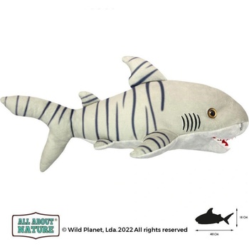 Wild Planet Плюшена играчка, Тигрова акула 40см (k8563)