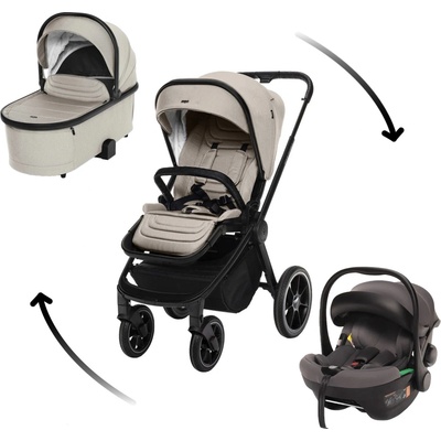 ZOPA Set Move Cross 3 + korba Move XL 3 + autosedačka 2025 Ivory Beige