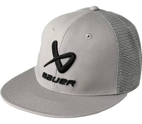 Bauer Core Flat Brim Snapback Grey