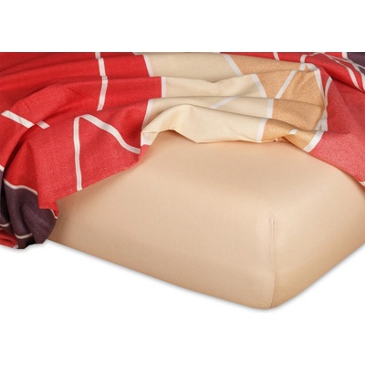 Dadka Jersey prostěradlo medové 70x160x15