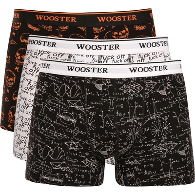 Wooster Набор от три - мъжки боксерки Wooster многоцветни Wooster | Cheren Byal Mnogotsveten | МЪЖЕ | XL