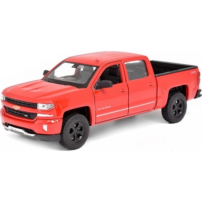 Welly Chevrolet Silverado 2017 červená 1:24