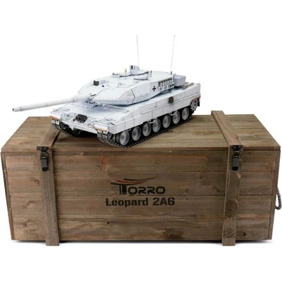 TORRO Tank Leopard 2A6 UN RTR, BB, kouř z hlavně 1:16
