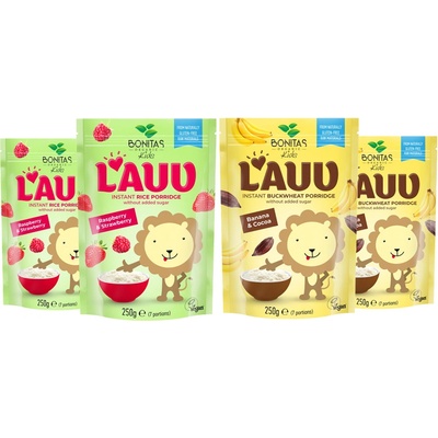 Bonitas BIO Detská kaša Lion Lauv MEGA PACK 4 x 250 g
