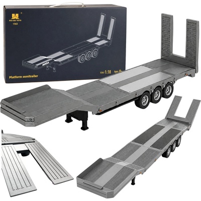 Tomido RC návěs nízkopodlažní Huina pro Scania 770S šedý 1:18