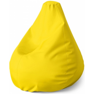 Sablio sedací vak Pear žlutá 140 x 100 x 25 cm