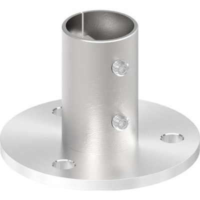 Feldmann 50110-240 - nerezová kotviaca príruba pre rúrku pr. 42,4 mm, vrchná i bočná, upínacia, pre nerezové zábradlie