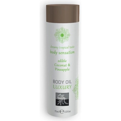 Shiatsu Luxury Body Oil Edible Coconut & Pineapple 75ml