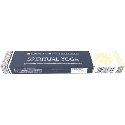 Garden Fresh indické vonné tyčinky Spiritual yoga 15 g – Zbozi.Blesk.cz