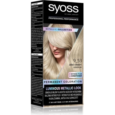Syoss Permanent Color Metallic Collection перманентната боя за коса цвят 9-53 Silver Blush