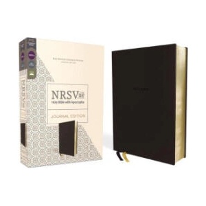 Nrsvue, Holy Bible with Apocrypha, Journal Edition, Leathersoft, Black, Comfort Print (ISBN: 9780310463719)