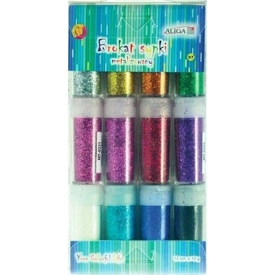 ALIGA brokát MT-0221 metal 12bx10g