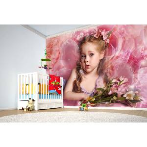DIMEX ART Самозалепваща се флизелинова фототапета малка фея 375 x 250 см