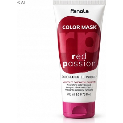 Fanola Color Mask barevné masky Red Passion červená 200 ml