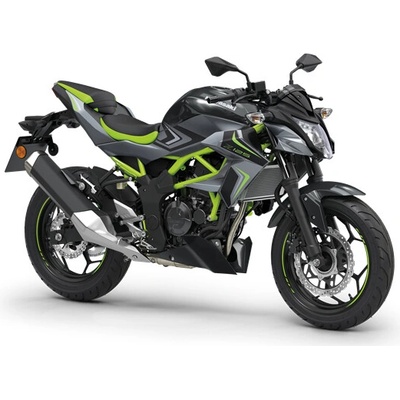 Kawasaki Z125 MY26 Pearl Storm Grey / Ebony