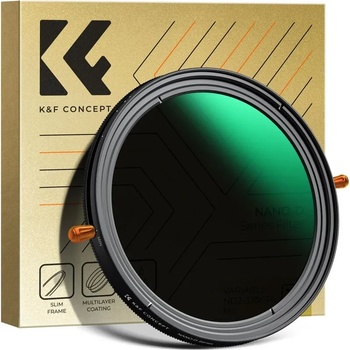 K& F Concept 77 mm 2в1 Variable ND2-32+CPL филтър 24 слоя Green coating Nano-D Series