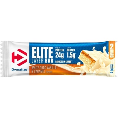 Dymatize Elite Layer Bar [60 грама] Бял шоколад с ванилия и карамел