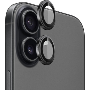 Blueo Протектор - Камера за iPhone 17 - Blueo - Оригинално стъклено стъкло със сапфирено кристално покритие - Черен