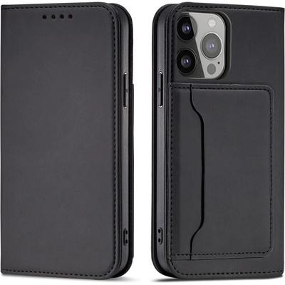 HQWear Калъф с отделение за карти HQWear Magnet Card Case за Samsung Galaxy S23 Ultra, черен (9145576271117)