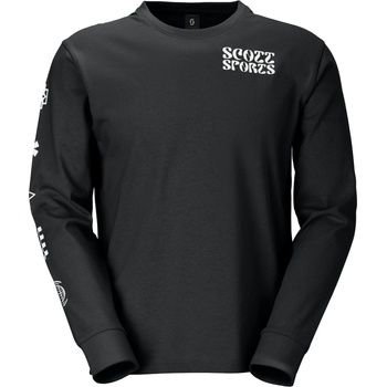 SCOTT Мъжка блуза с дълъг ръкав Scott Tee Graphic L/S Longsleeve - Black (216-8213-0114)