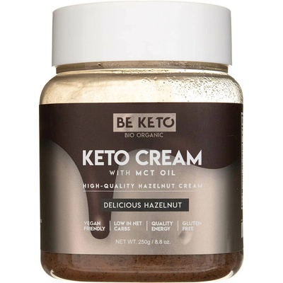 BeKeto Keto krém s MCT olejom Delicious Hazelnut 250 g